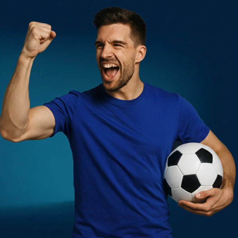 Alvo azul com dardos e mascote flamejante — SpinAndFlix Casino.